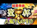 【FGO】遂に結果発表!!TOP10!!みんなが選んだ初めて聖杯を捧げたサーヴァントランキング!果たして第1位は誰なのか!?【Fate/Grand order】