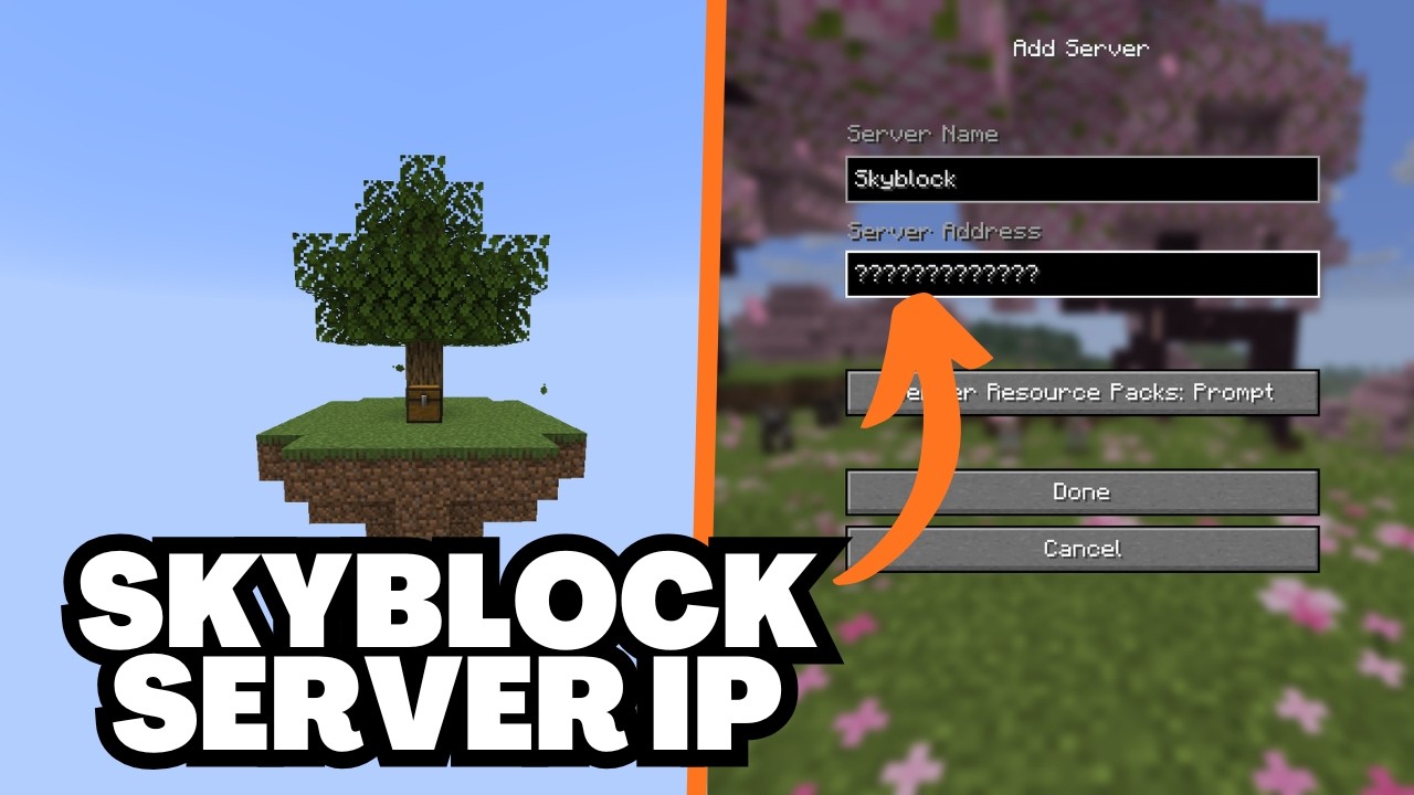 Minecraft 26.1.2 Skyblock Server IP Address - YouTube