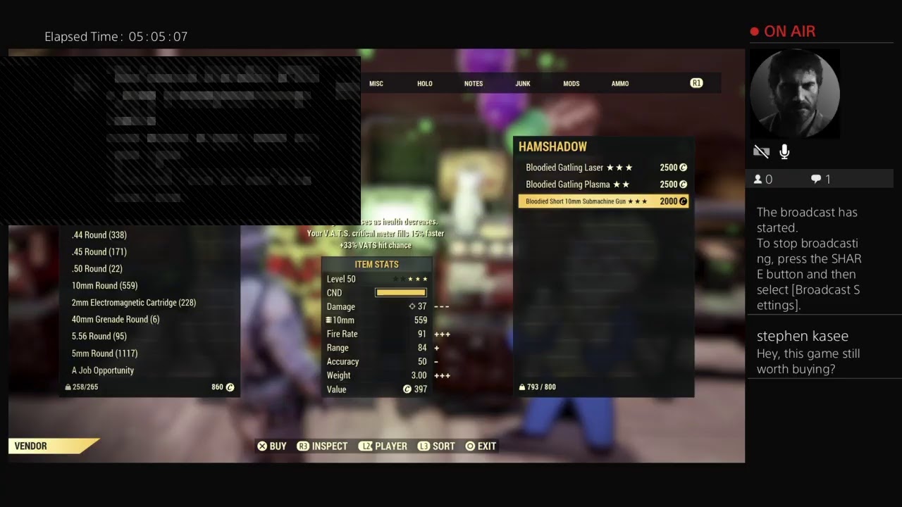 Fallout 76 be the a legendjoin me Others Subscribe i Will do the same lol English