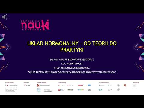 "Układ hormonalny – od teorii do praktyki" - wykład online w ramach 24 Festiwalu Nauki