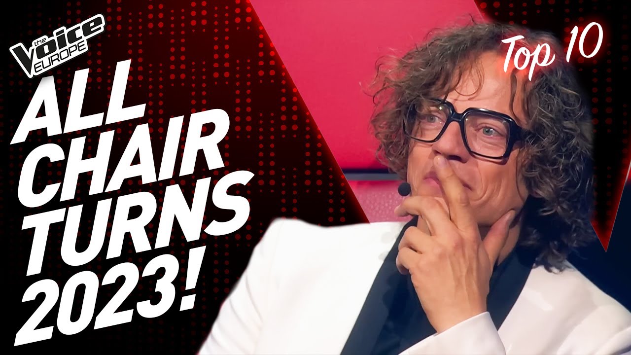The GREATEST All Chair Turns of 2023 on The Voice Europe so far! | TOP 10