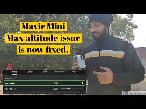 DJI Mavic Mini 15M Altitude Restriction |Mavic Mini Max Altitude Problem Fixed| Dji India|Mavic Mini