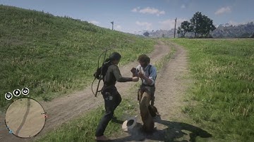 non player enemies knocked out / red dead online