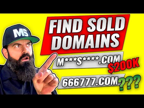 How to Find Recently Sold Domain Names