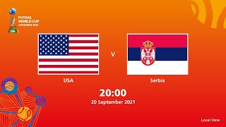 Usa V Serbia Fifa Futsal World Cup 2021 Full Match