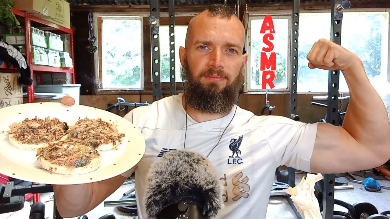 ASMR Eating My PreWorkout Meal With Whisper Rambles About My New