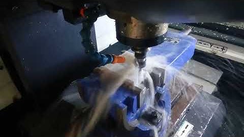 Cadncam India  Contouring operation on vertical milling machine by Gaurav Sikri