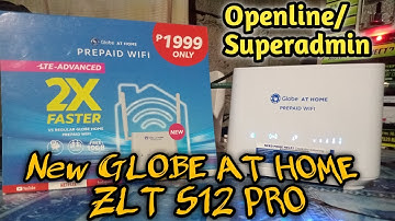 NEW GLOBE AT HOME  ZLT S12 PRO | OPEN LINE | SUPERADMIN