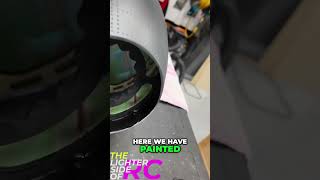 Watch This Jet Engine Get A Glossy New Paint Job! #shorts