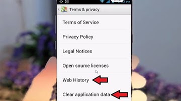 How to Clear Google Maps Navigation and Search History in Android
