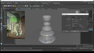 66 Maya Modeling - Creating the Candle Stick - CV Curve Tool and Revolve