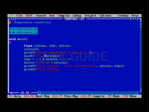 Temperature  c program// write a program to convert temperature in Celsius to Fahrenheit and Kelvin