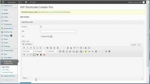 WordPress Plugin Shortcode Creator Review