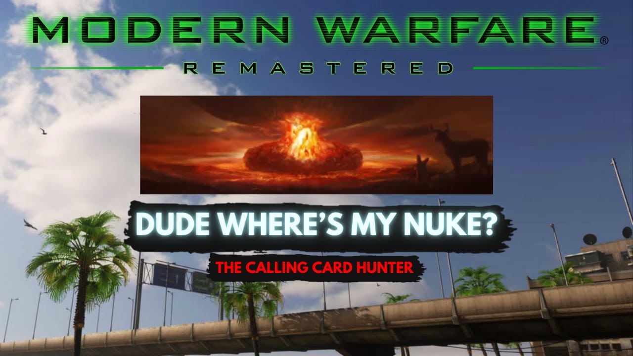 "Dude Where's My Nuke?" Challenge | The Calling Card Hunter!