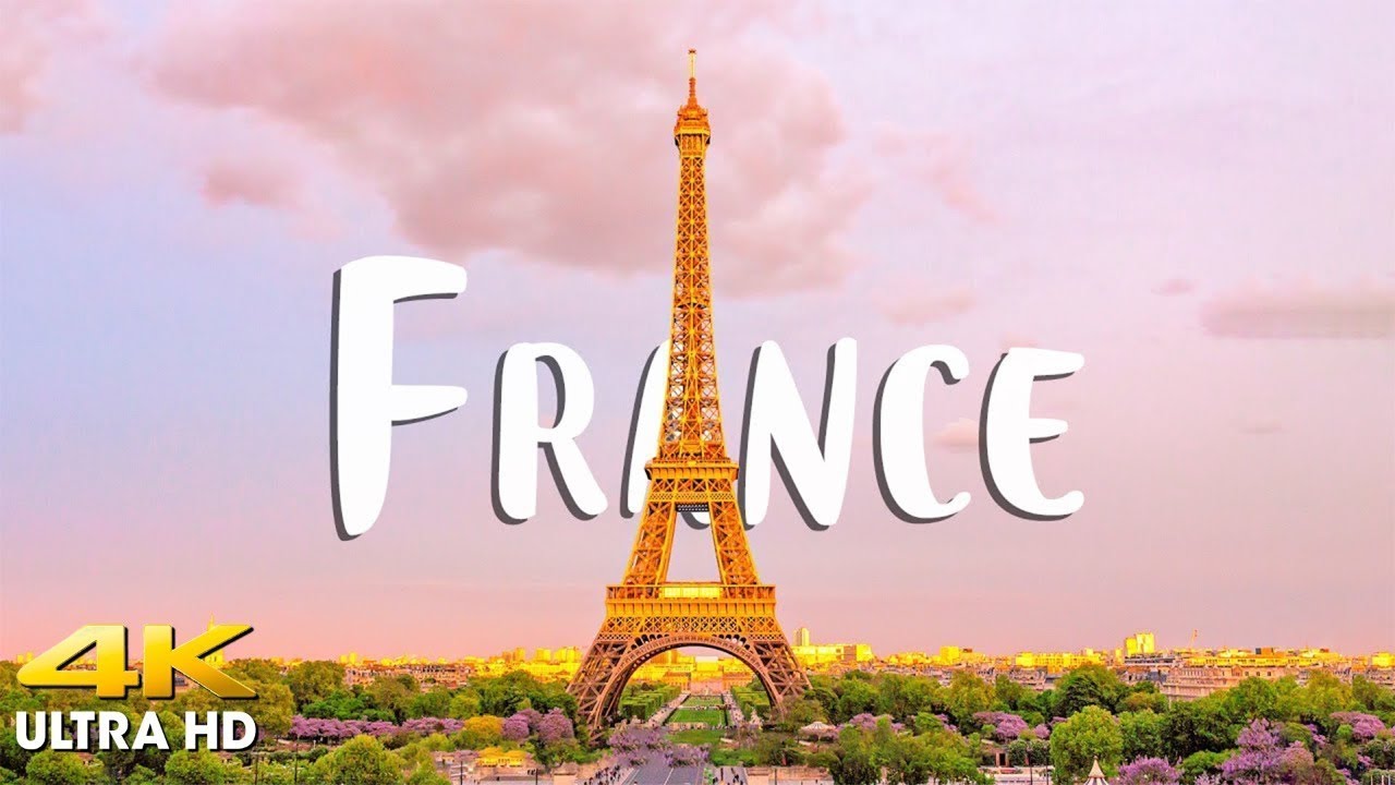 FRANCE in 4K – Amazing Beautiful Nature Scenery & Relaxing Music for Stress Relief – 4K ULTRA HD