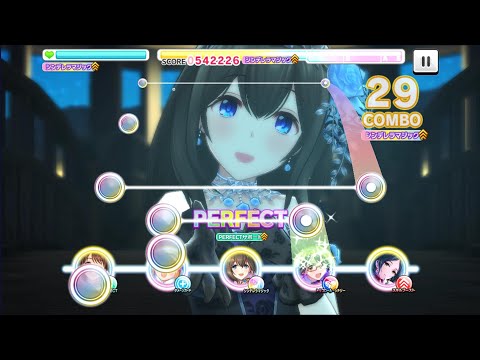 『ささのはに、うたかたに。』3DMV MASTER+譜面 放置Sクリア (Visual burst 220629) #デレステ #NoxPlayer
