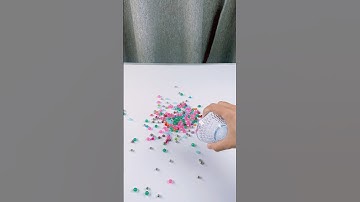 Colorful Beads Asmr Videos  #asmr #satisfying #relaxation #satisfyingart