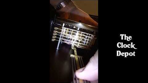 Setting the "beat" on a Hermle Wall Clock