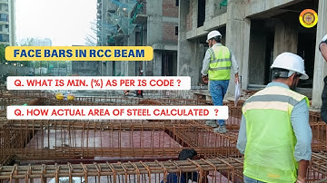 Face bars || Minimum % of steel || Actual % of steel || Video -2 #construction #bbs #vimutti_coe