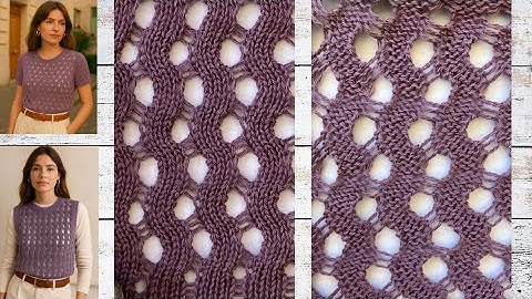 Wave Pattern with Automated Short Row Knitting +DesignaKnit | #MachineKnitting