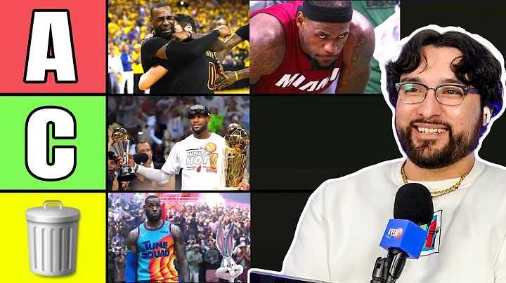 We Put LeBron’s Most Iconic NBA Moments In A Tier List