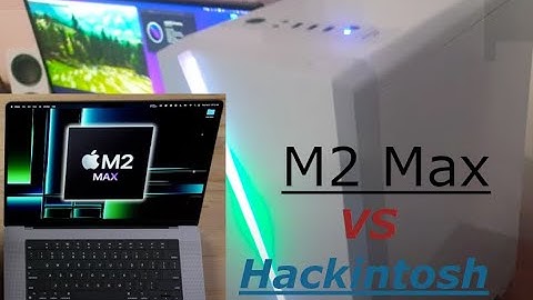 M2 max VS 5.1Ghz Intel Hackintosh