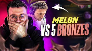 MELON VS 5 BRONZES ! JE N'AURAI JAMAIS PENSE QUE CE CHAMPION POUVAIT FAIRE CA ????