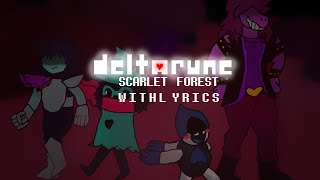 Deltarune | Scarlet Forest with Lyrics「デルタルーン•スカーレット•フォレストの歌詞【英語】」