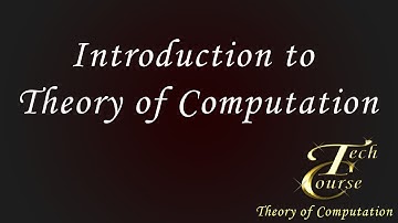 Lecture-1 (Introduction to Theory of Computation)