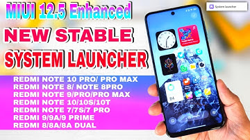 HOW TO INSTALL MIUI 13 SYSTEM LAUNCHER | MIUI 13 SYSTEM LAUNCHER FIRST LOOK | NEW LAYOUT & ANIMATION