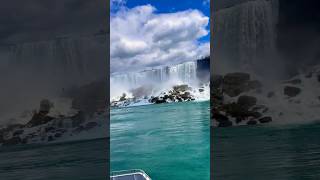 Niagara Falls up close 1 niagarafalls vacation boat scenery honeymoon waterfall water