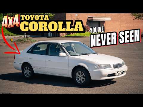 This JDM 1999 4WD Toyota Sprinter / Corolla is the BEST Daily? | 5 Speed AE114 Corolla POV Drive