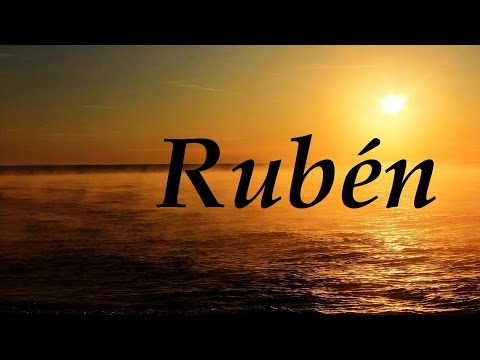 Video: ¿De dónde es el nombre ruben?