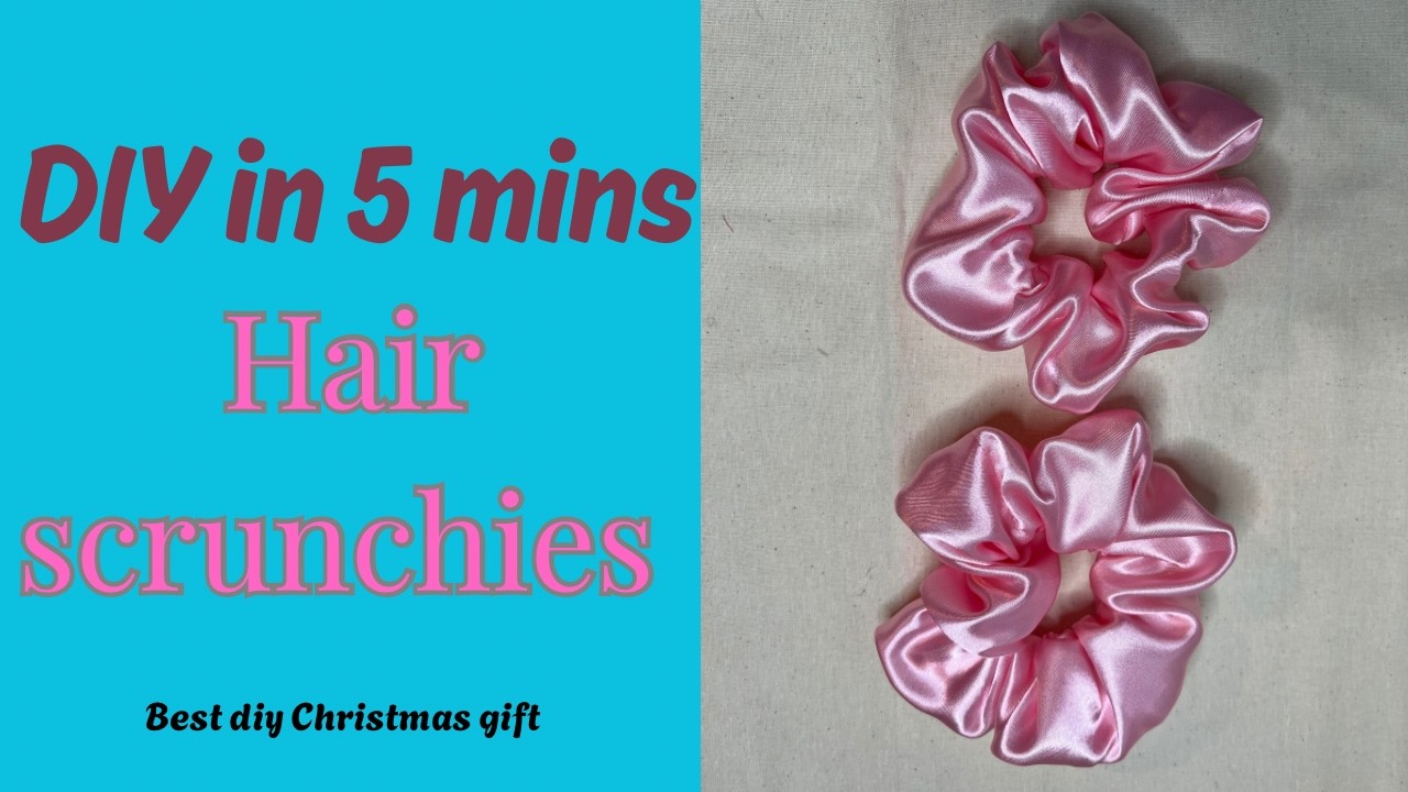DIY Scrunchie That Looks Store-Bought | Easy Sewing Tutorial - YouTube
