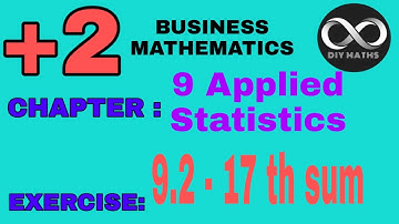 Class 12 business mathematics chapter 9 exercise 9.2 - 17 th sum