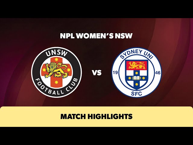 NPL Women's NSW Round 10 Highlights – UNSW FC v Sydney University SFC