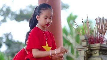 CUỘC THI VIDEO CLIP HÁT QUỐC CA TẠI ĐỊA CHỈ ĐỎ. LIÊN ĐỘI TRƯỜNG TH HOA THỦY. LỆ THỦY, QUẢNG BÌNH