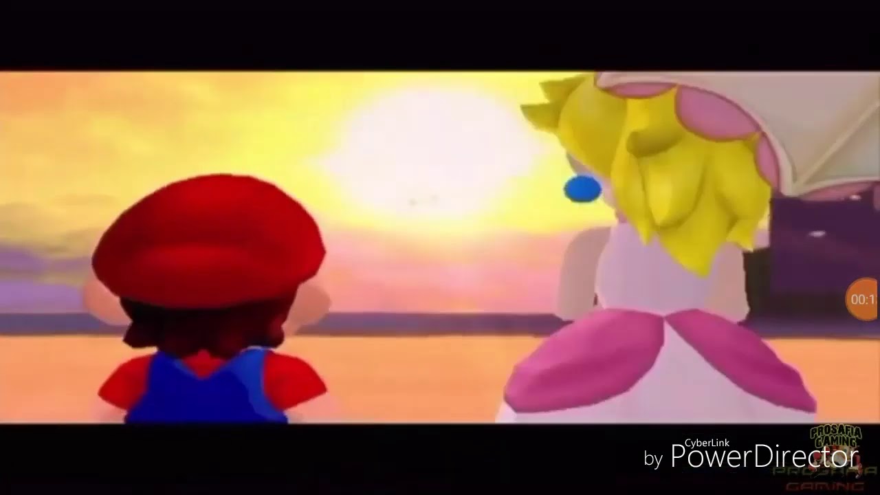 Mario x peach i love you YouTube