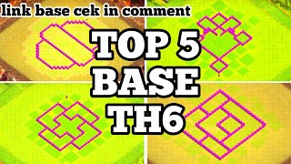 New BEST TH6 BASE WAR/TROPHY Base Link 2023 (Top5) Clash of Clans - Town Hall 6 Top Base TH6