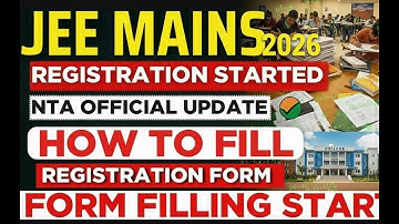 How to fill jee mains 2026 application form