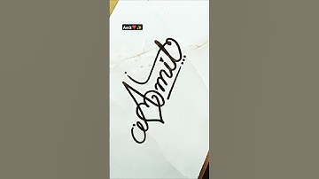 Amit❣️✨Name In Calligraphy Cursive Writing|Handwriting Art| Name Status|#artist #amit #name #love