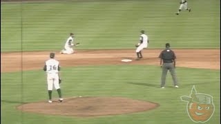 Fernando Tatis Diving Double Play - August 12, 2017