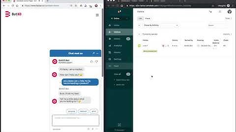Zendesk Chat integration with BotXO Chatbot (Product recommendations)