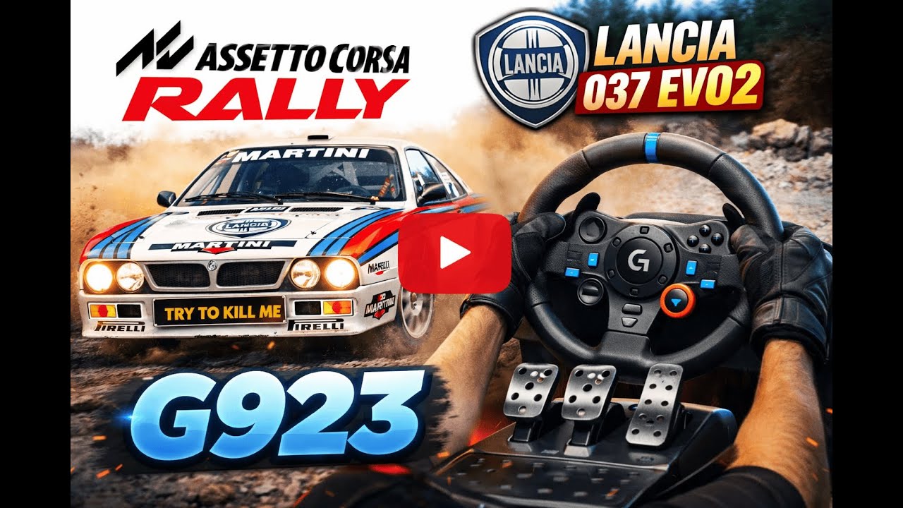 🏁 ASSETTO CORSA RALLY - LANCIA 037 EVO 2  ☠ TRY TO KILL ME AT EVERY TURN ☠ - LOGITECH G923