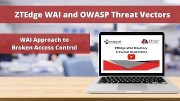 ZTEdge WAI OWASP Directory Traversal Issue Demo