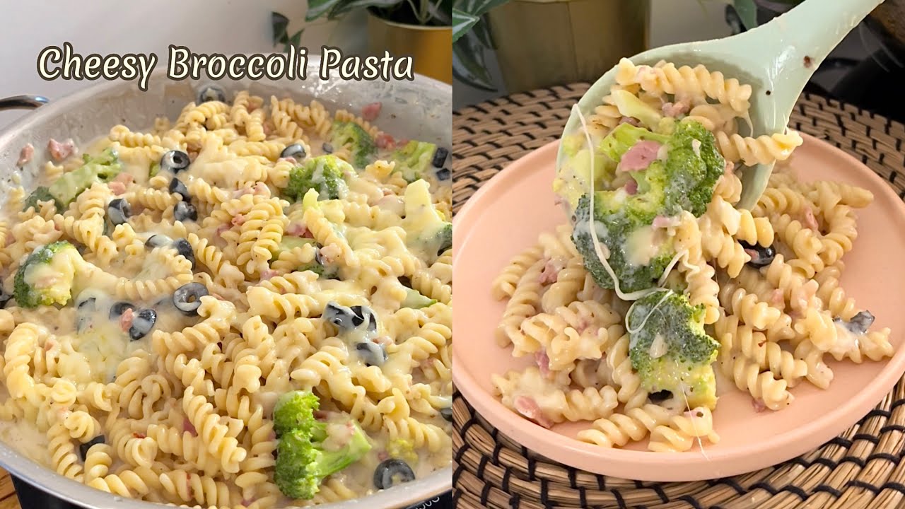 CHEESY BROCCOLI PASTA YouTube