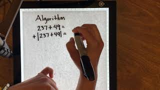 Adding integers using absolute value