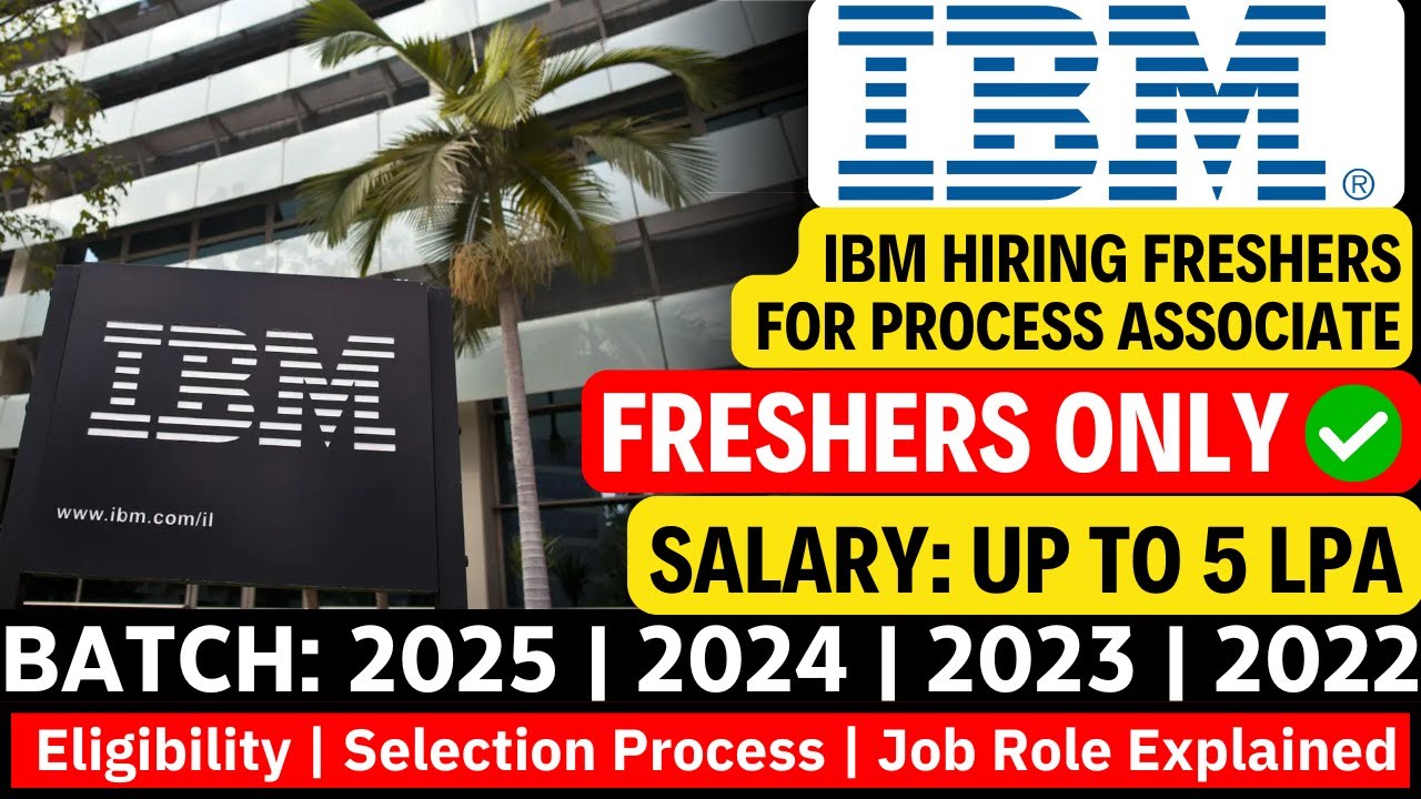IBM Recruitment 2024 | IBM OFF Campus Drive For 2024 , 2023 Batch ...