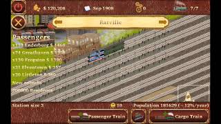Rail Manager: Riverville (1), (3) Local, and (2) Express, and (7) Shuttle Trains at Ratville screenshot 1