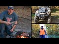 Backwoods Solo ATV Camping, Riding And Grouse Hunt